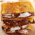 Grilled Nutella Marshmallow Sandwich
