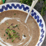 Healthy Garlic Mushroom Soup