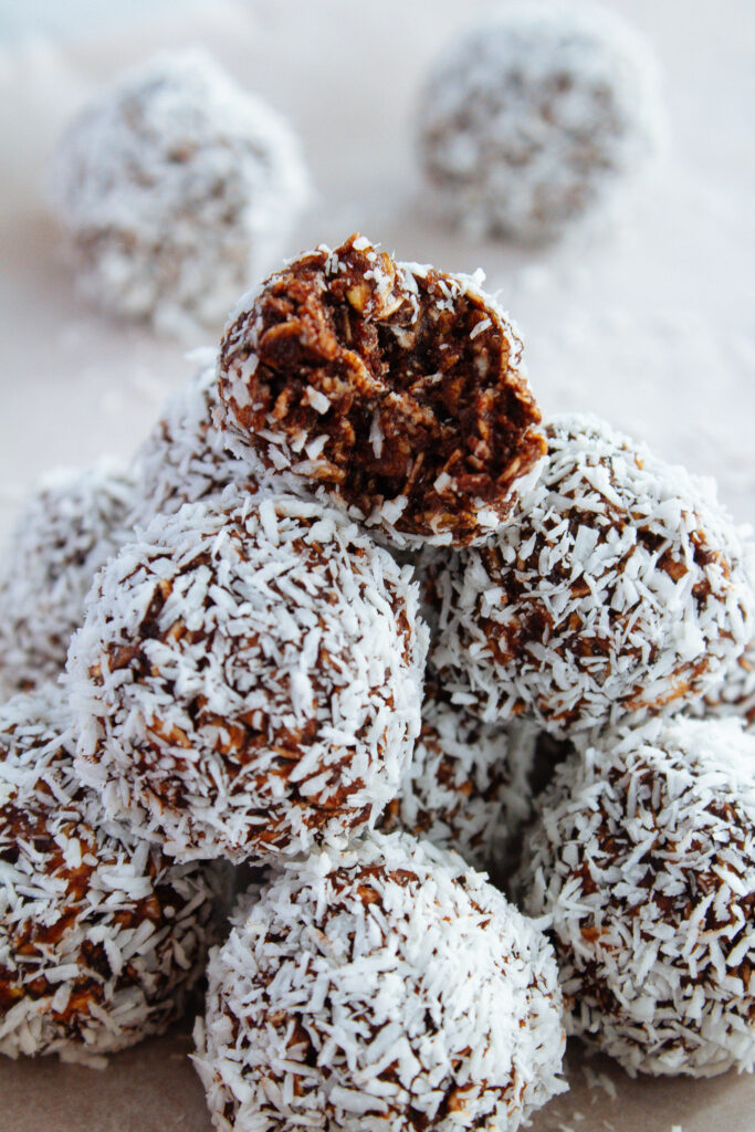 Chocolate Coconut Oat Balls