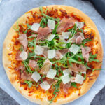 Chili Jam Prosciutto Arugula Pizza