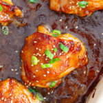 Oven Baked Coca Cola Chicken Thighs