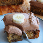 Chocolate Frosted Banana Cake