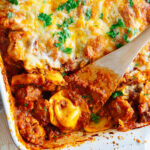 Italian Meatball & Filled Pasta Bake